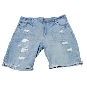 Like New Mens CSG Distressed Denim Jean Shorts